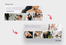 Ladystrategist Romantic Celebrations Studios Facebook Cover for Photographers Editable Canva Template instagram canva templates social media templates etsy free canva templates