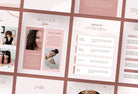 Ladystrategist Rose Gold Service Providers Bundle instagram canva templates social media templates etsy free canva templates