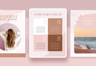 Ladystrategist Rose Gold Service Providers Bundle instagram canva templates social media templates etsy free canva templates
