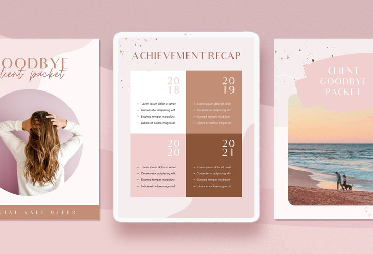 Ladystrategist Rose Gold Service Providers Bundle instagram canva templates social media templates etsy free canva templates