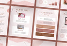 Ladystrategist Rose Gold Service Providers Bundle instagram canva templates social media templates etsy free canva templates