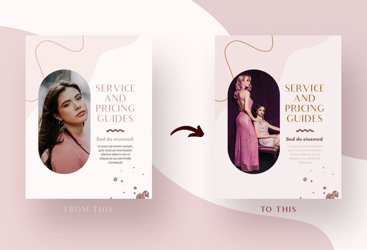 Ladystrategist Rose Gold Service Providers Bundle instagram canva templates social media templates etsy free canva templates