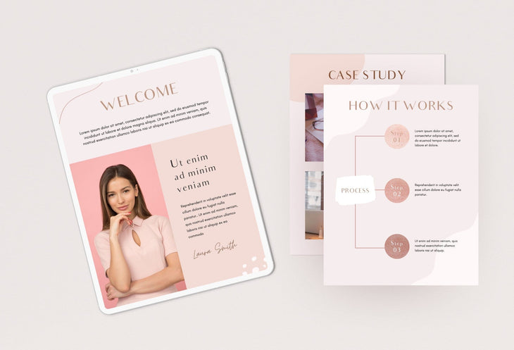 Ladystrategist Rose Gold Service Providers Bundle instagram canva templates social media templates etsy free canva templates
