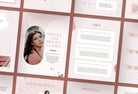 Ladystrategist Rose Gold Service Providers Bundle instagram canva templates social media templates etsy free canva templates