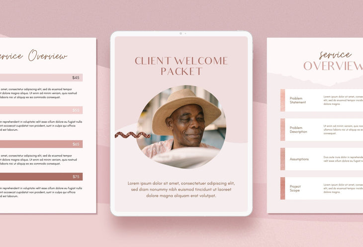 Ladystrategist Rose Gold Service Providers Bundle instagram canva templates social media templates etsy free canva templates