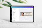 Ladystrategist Samantha Email Signature Template Editable Canva Template Rose Gold instagram canva templates social media templates etsy free canva templates