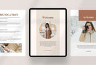 Ladystrategist Sand Client Welcome Packet instagram canva templates social media templates etsy free canva templates