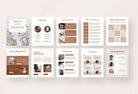 Ladystrategist Sand Service Providers Bundle instagram canva templates social media templates etsy free canva templates