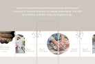 Ladystrategist Scarlett Food and Nutrition 6-Page Carousel Canva Template instagram canva templates social media templates etsy free canva templates