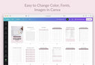 Ladystrategist Scholarship Planner Canva Template instagram canva templates social media templates etsy free canva templates
