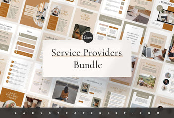 Ladystrategist Service Providers Canva Bundle instagram canva templates social media templates etsy free canva templates