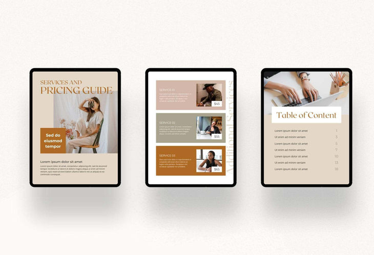 Ladystrategist Services and Pricing Guide for Service Providers Canva Template instagram canva templates social media templates etsy free canva templates