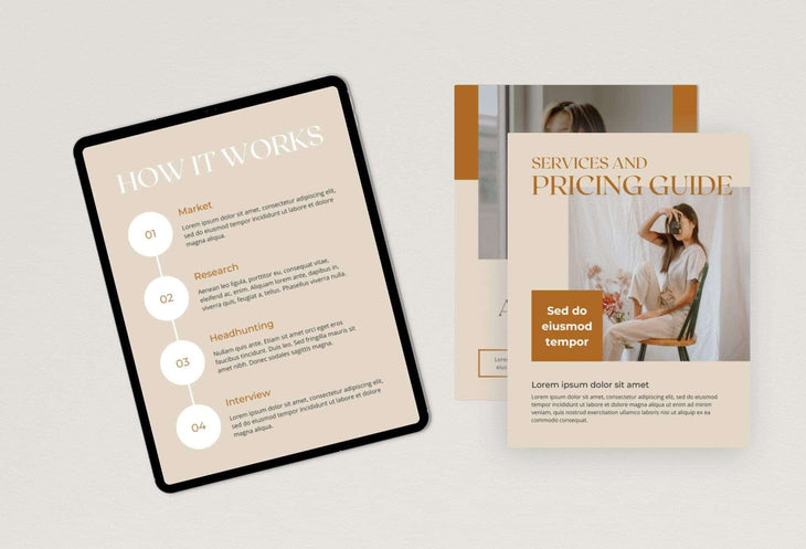Ladystrategist Services and Pricing Guide for Service Providers Canva Template instagram canva templates social media templates etsy free canva templates