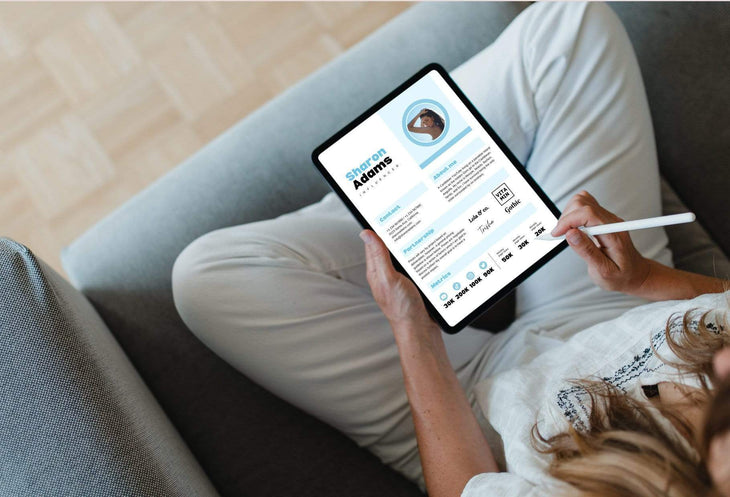 Ladystrategist Sharon Adams Media Kit Canva Template for Influencers instagram canva templates social media templates etsy free canva templates