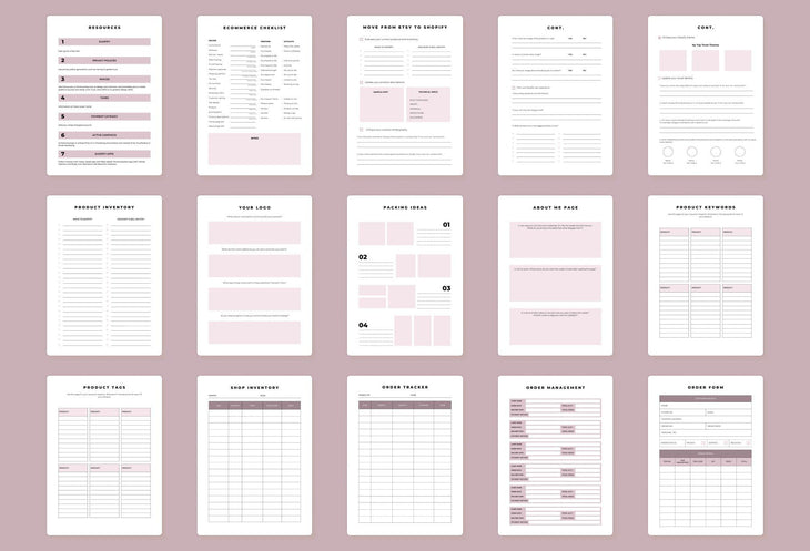 Ladystrategist Shopify Planner Canva Template instagram canva templates social media templates etsy free canva templates