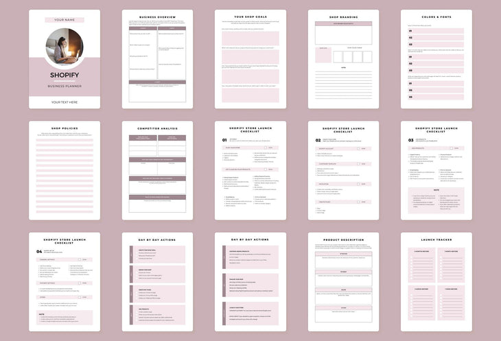 Ladystrategist Shopify Planner Canva Template instagram canva templates social media templates etsy free canva templates