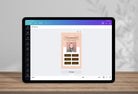 Ladystrategist Sophia Instagram Link in Bio Canva Landing Page Website instagram canva templates social media templates etsy free canva templates