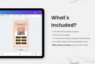 Ladystrategist Sophia Instagram Link in Bio Canva Landing Page Website instagram canva templates social media templates etsy free canva templates
