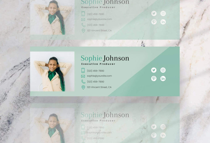 Ladystrategist Sophie Email Signature Template Editable Canva Template Rose Gold instagram canva templates social media templates etsy free canva templates