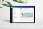 Ladystrategist Sophie Email Signature Template Editable Canva Template Rose Gold instagram canva templates social media templates etsy free canva templates