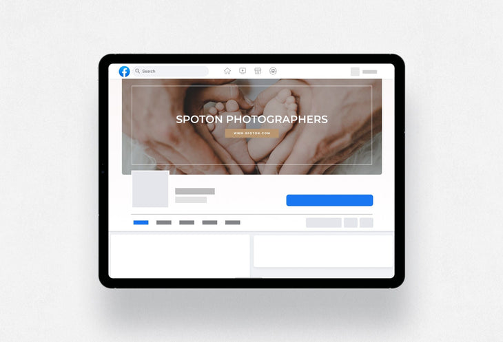 Ladystrategist SpotOn Facebook Cover for Photographers Editable Canva Template instagram canva templates social media templates etsy free canva templates