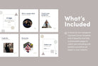 Ladystrategist Stella Fitness 6-Page Carousel Canva Template instagram canva templates social media templates etsy free canva templates
