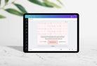 Ladystrategist Stephanie Printable Thank You Card Packaging Insert Note Canva Template instagram canva templates social media templates etsy free canva templates