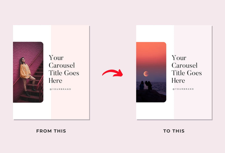 Ladystrategist Sunshine Carousel Instagram Engagement Booster Canva Template instagram canva templates social media templates etsy free canva templates