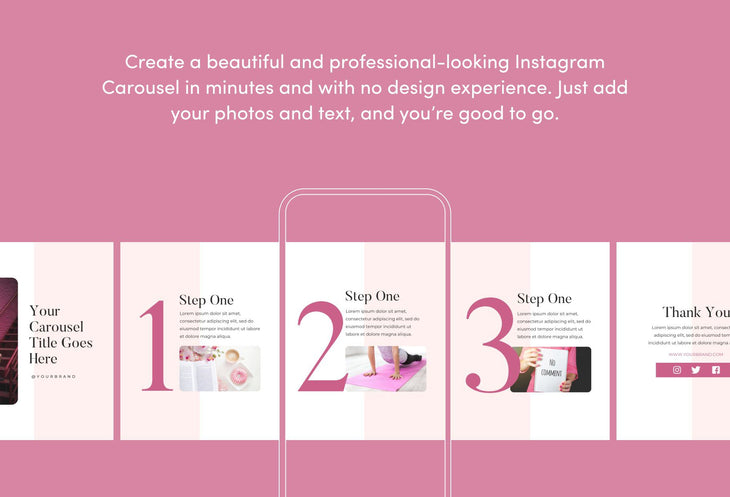 Ladystrategist Sunshine Carousel Instagram Engagement Booster Canva Template instagram canva templates social media templates etsy free canva templates