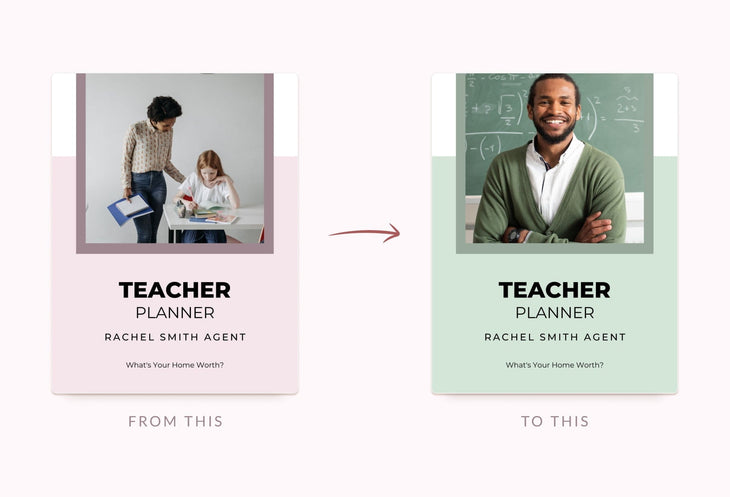 Ladystrategist Teacher Planner Canva Template instagram canva templates social media templates etsy free canva templates