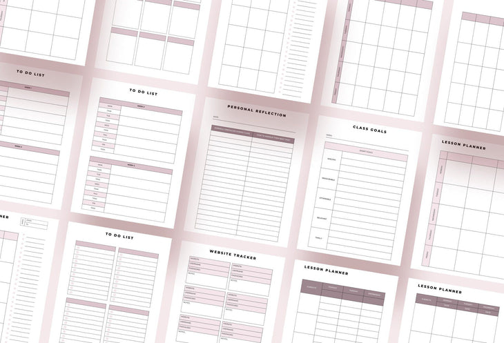 Ladystrategist Teacher Planner Canva Template instagram canva templates social media templates etsy free canva templates