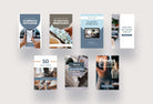 Ladystrategist Technology Pinterest Template instagram canva templates social media templates etsy free canva templates