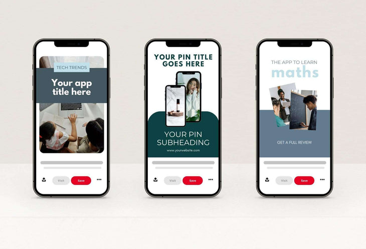 Ladystrategist Technology Pinterest Template instagram canva templates social media templates etsy free canva templates