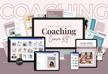Ladystrategist The Ultimate Coaching Canva Template Kit instagram canva templates social media templates etsy free canva templates