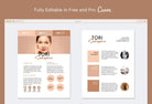 Ladystrategist Tori Schapito Media Kit Canva Template for Influencers instagram canva templates social media templates etsy free canva templates