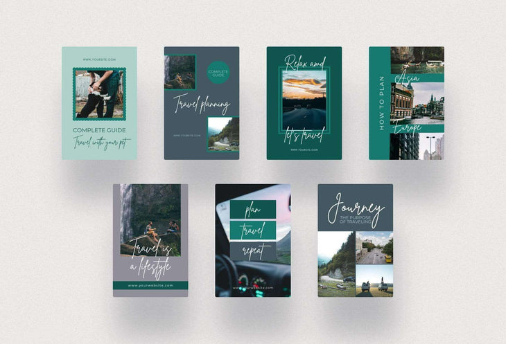 Ladystrategist Travel Pinterest Template instagram canva templates social media templates etsy free canva templates
