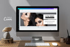Ladystrategist Ultra Trendy Photo Facebook Cover for Photographers Editable Canva Template instagram canva templates social media templates etsy free canva templates
