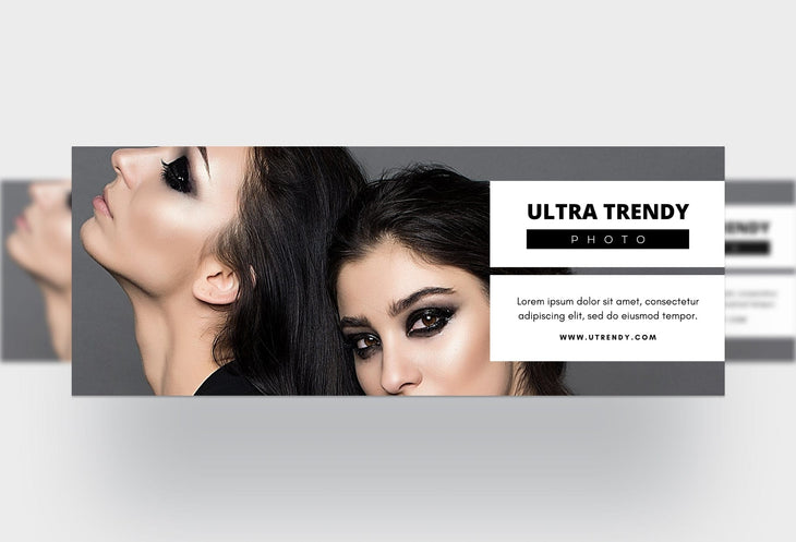 Ladystrategist Ultra Trendy Photo Facebook Cover for Photographers Editable Canva Template instagram canva templates social media templates etsy free canva templates