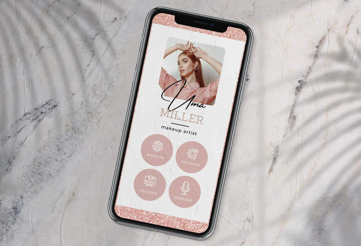 Ladystrategist Uma Instagram Link in Bio Canva Landing Page Website instagram canva templates social media templates etsy free canva templates