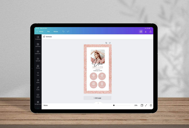 Ladystrategist Uma Instagram Link in Bio Canva Landing Page Website instagram canva templates social media templates etsy free canva templates
