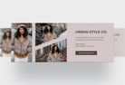 Ladystrategist Urban Style Co Studio Facebook Cover for Photographers Editable Canva Template instagram canva templates social media templates etsy free canva templates