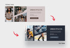 Ladystrategist Urban Style Co Studio Facebook Cover for Photographers Editable Canva Template instagram canva templates social media templates etsy free canva templates