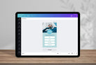 Ladystrategist Vanessa Instagram Link in Bio Canva Landing Page Website instagram canva templates social media templates etsy free canva templates