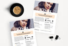 Ladystrategist Vanessa Speaker One-Sheet Canva Template instagram canva templates social media templates etsy free canva templates