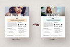 Ladystrategist Vanessa Speaker One-Sheet Canva Template instagram canva templates social media templates etsy free canva templates