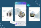 Ladystrategist Violet Real Estate 6-Page Carousel Canva Template instagram canva templates social media templates etsy free canva templates
