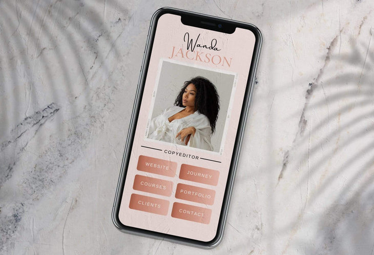 Ladystrategist Wanda Instagram Link in Bio Canva Landing Page Website instagram canva templates social media templates etsy free canva templates
