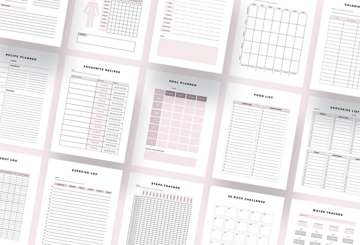 Ladystrategist Weight Loss Planner Canva Template instagram canva templates social media templates etsy free canva templates