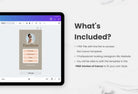 Ladystrategist Wendy Instagram Link in Bio Canva Landing Page Website instagram canva templates social media templates etsy free canva templates