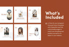 Ladystrategist Willow Educational 6-Page Carousel Canva Template instagram canva templates social media templates etsy free canva templates